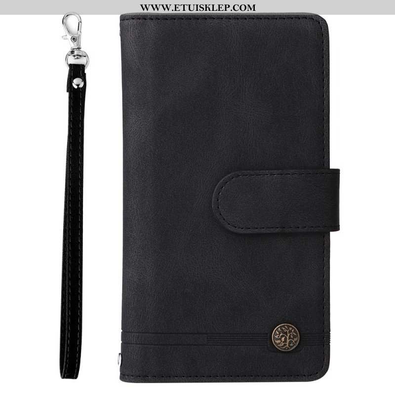 Etui Folio do Samsung Galaxy S22 5G Biznes Wielofunkcyjny